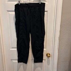 Old Navy Women's Large Black Lyocell Drawstring Waist Pants‎ Boho Athleisure